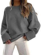 Pull en cachemire à col rond pour femmes