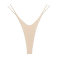 String taille basse sans couture pour femmes