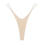 String taille basse sans couture pour femmes