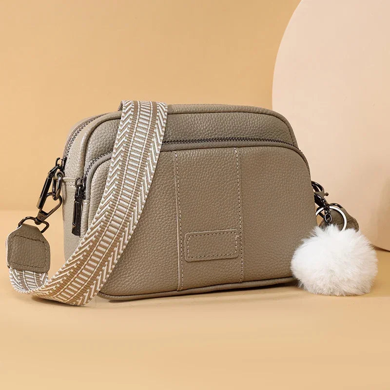 Sac à main en cuir véritable pour femmes