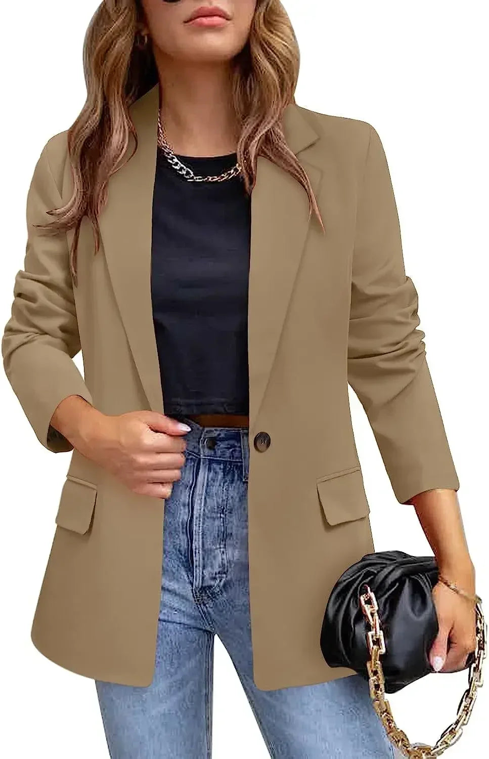 Blazer à manches longues pour femmes