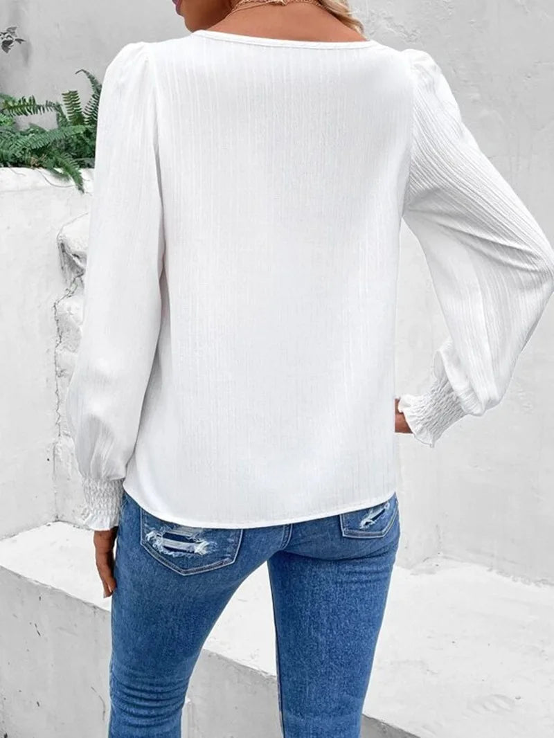 Chemise à manches longues pour femmes