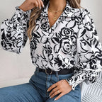 Chemise élégante à simple boutonnage pour femmes