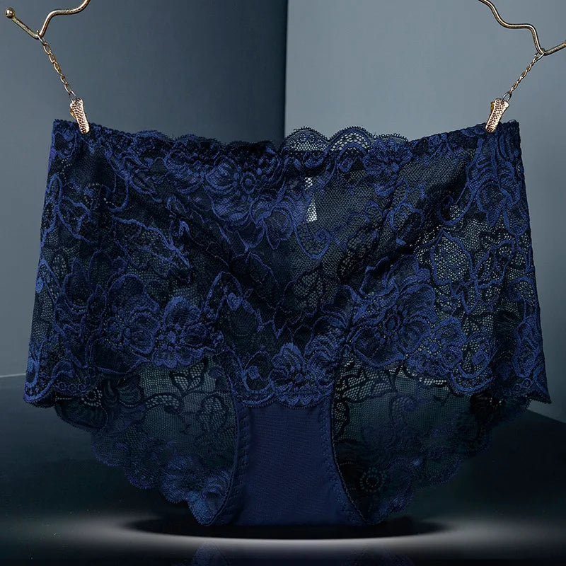 Culotte sexy en dentelle effet push-up, sans coutures  pour femmes