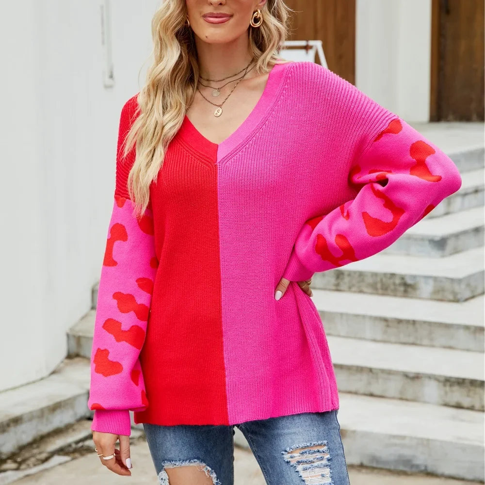 Pull haut en couleur pour femmes