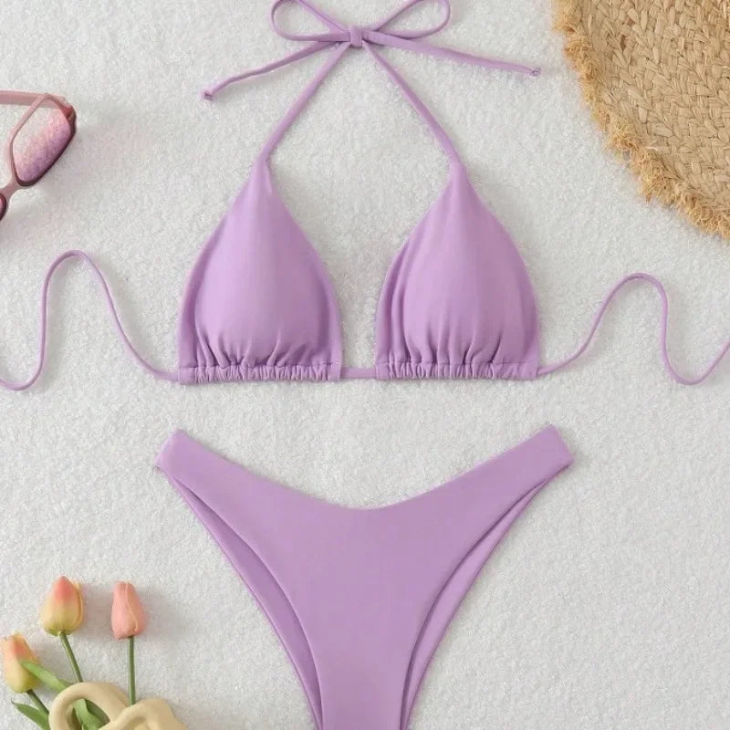 Maillots de bain deux pièces brésilien pour femmes