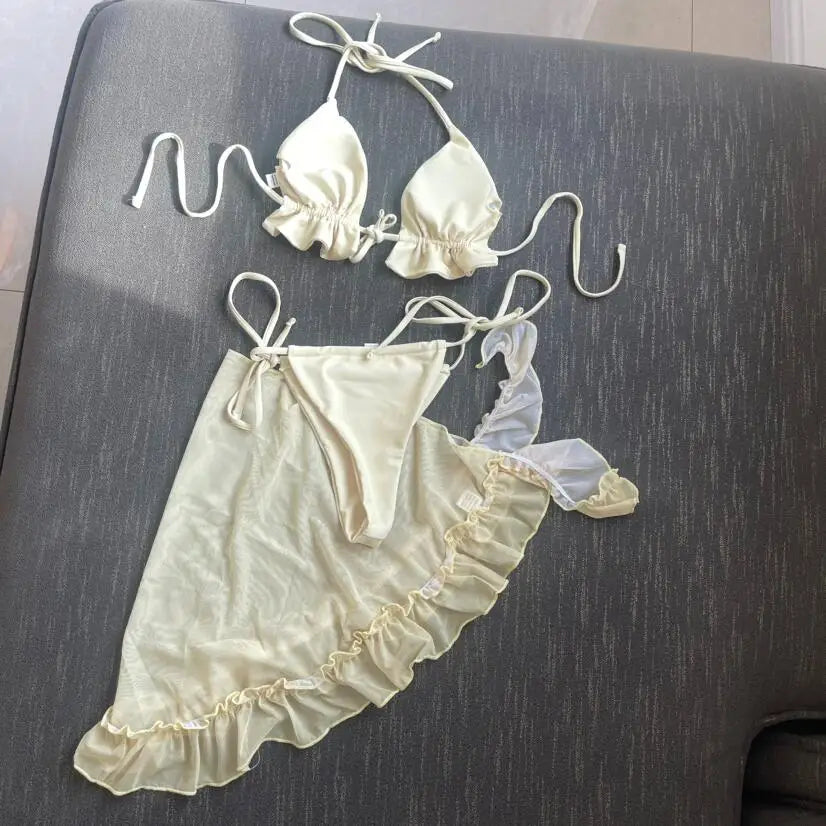 Maillot de bain trois pièces pour femme