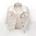 Veste en jean courte pour femmes