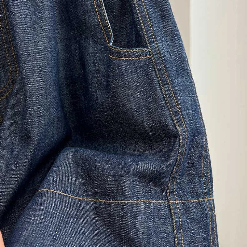 Short en jean cowboy bleu pour femmes