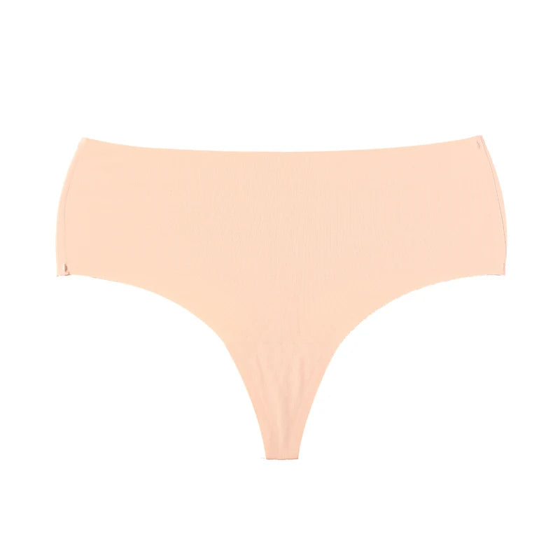 String taille haute en soie glacée pour femmes