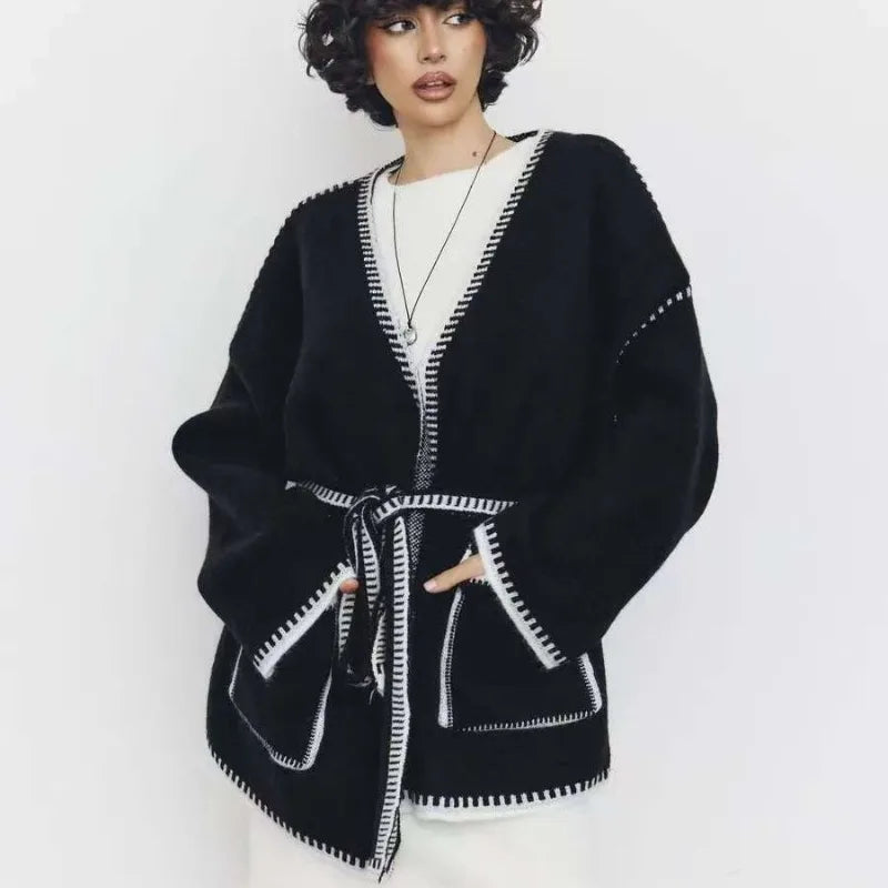 Cardigan tricoté pour femmes