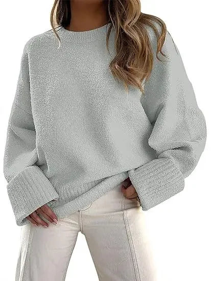 Pull Femme – Maille Épaisse et Manches Longues
