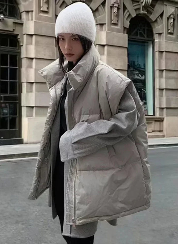 Veste en duvet de coton pour femmes