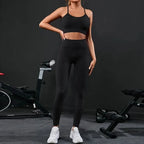 Ensemble de yoga sans couture pour femme