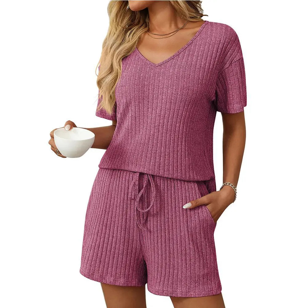 Ensembles décontracté ample short courts pour femmes