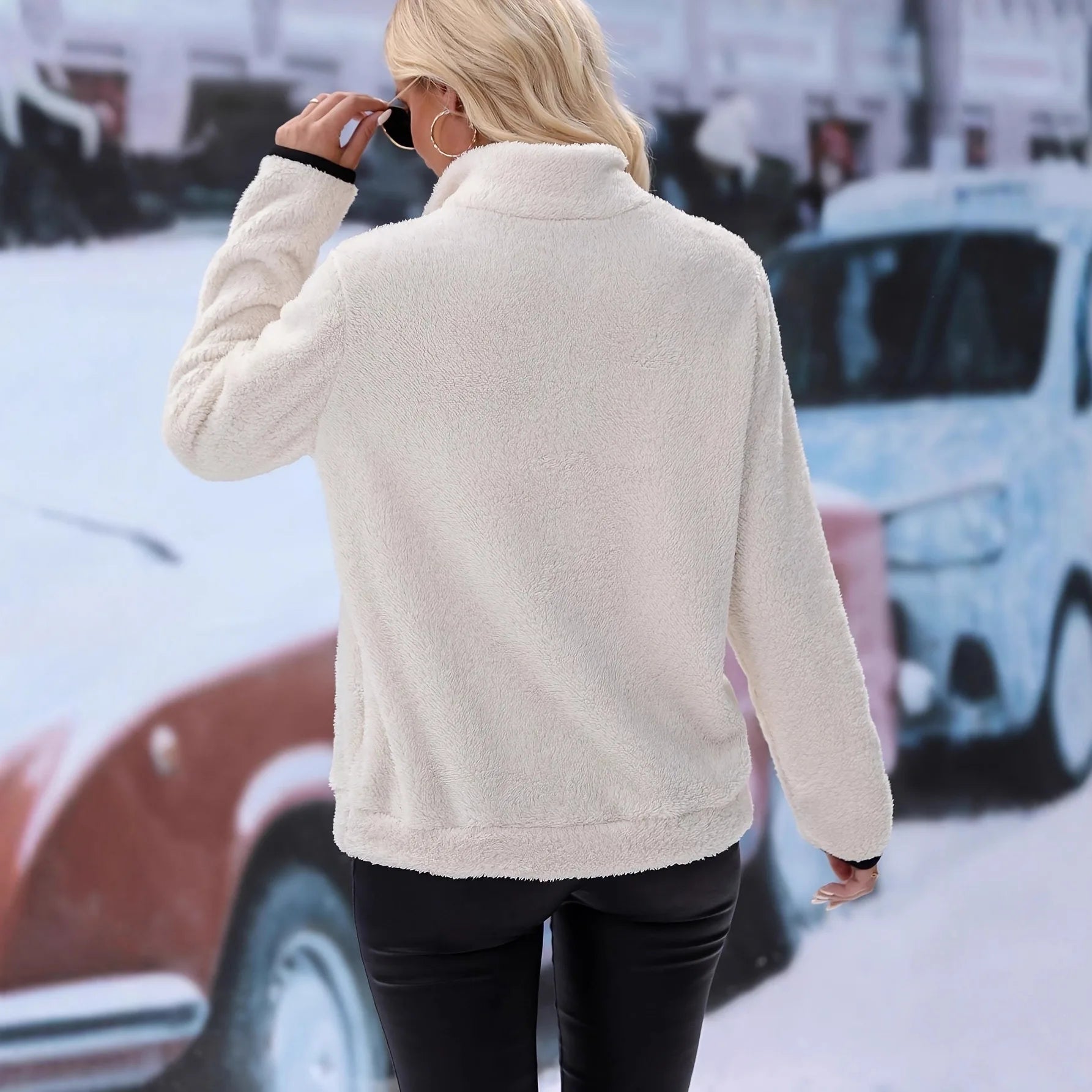 Sweat-shirt à manches longues pour femmes