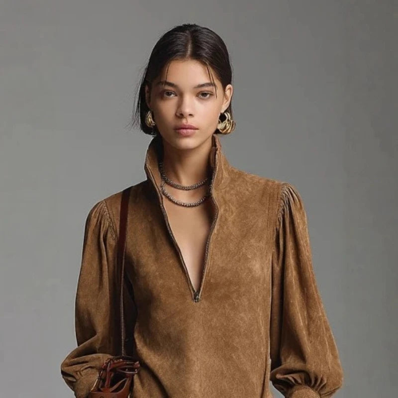 Robe courte trapèze amples et décontractée pour femmes