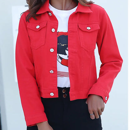 Veste Courte en Jean Femme – Coupe Décontractée