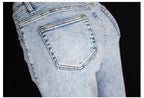 Jean taille moyenne vintage américain pour femmes