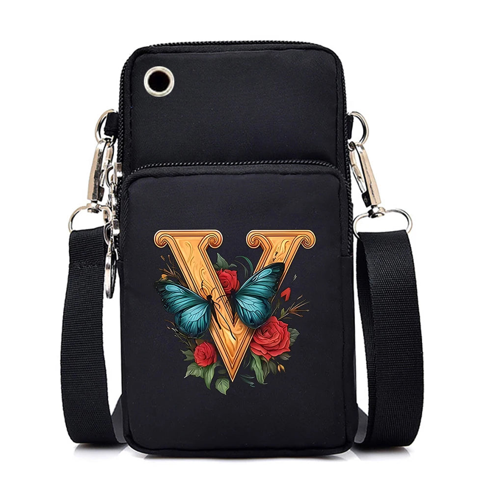 Sacs à bandoulière en cuir souple pour téléphone portable pour femmes