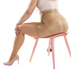 Collants nylons grande taille pour femmes