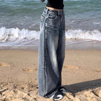 Jean bleu vintage pour femmes