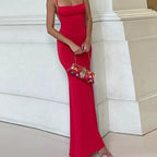 Robe longue moulante pour femmes