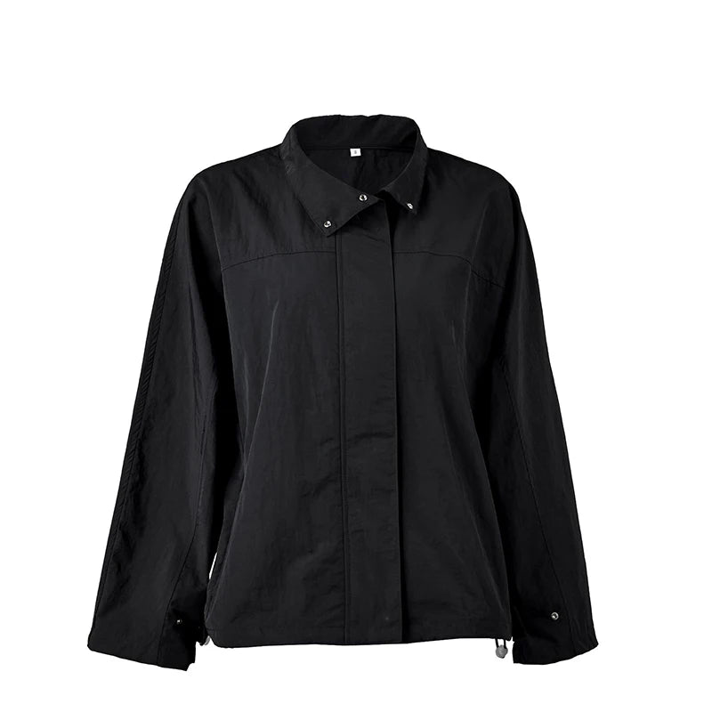 Veste femme urbaine à col montant