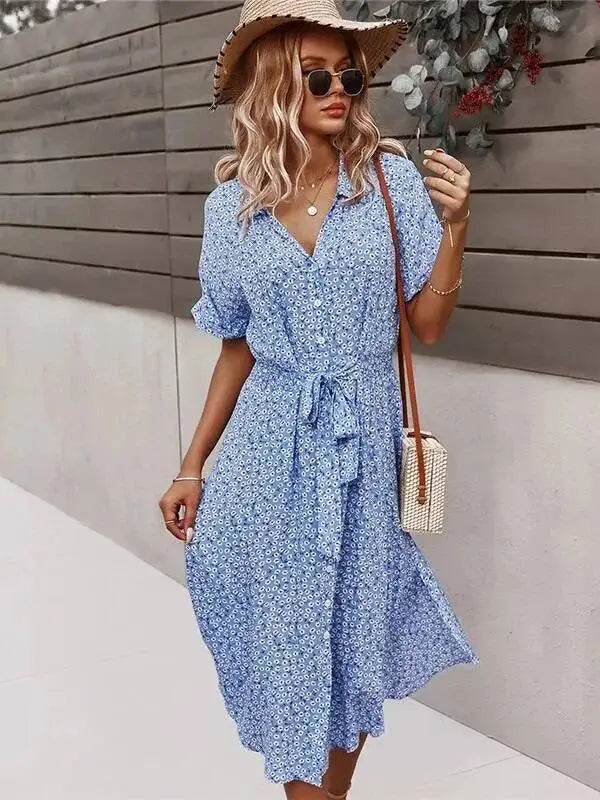 Robe à imprimé Floral pour femmes