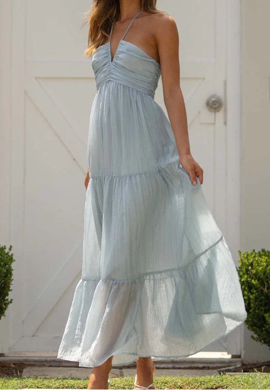 Robe Longue Femme – Col Roulé