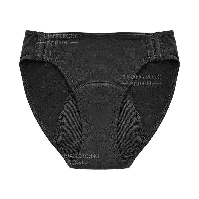 Culottes menstruels à bouton-pression facile pour femmes