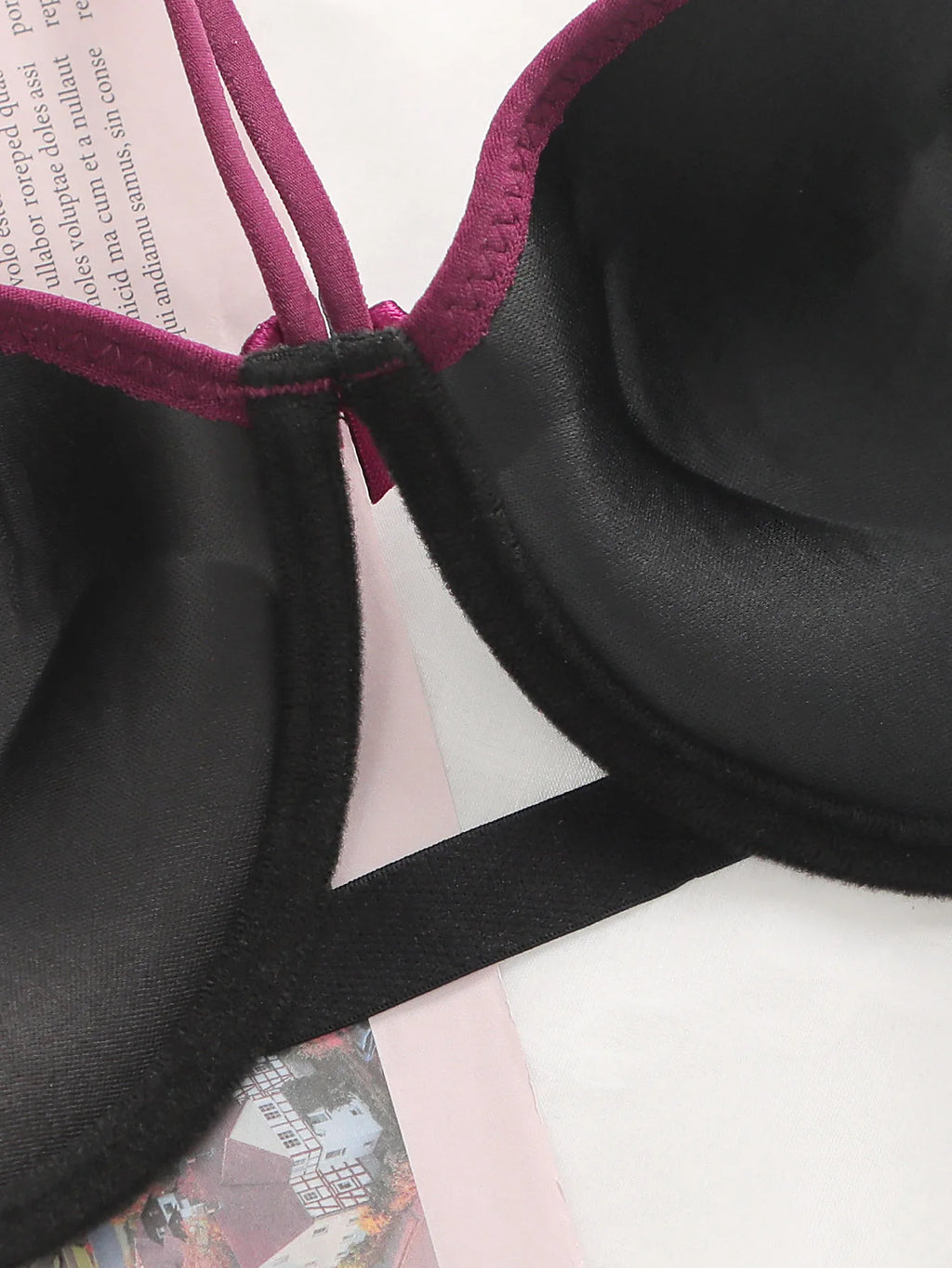 Soutien-gorge sexy papillon brodé suspendu au cou pour femmes