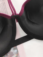 Soutien-gorge sexy papillon brodé suspendu au cou pour femmes