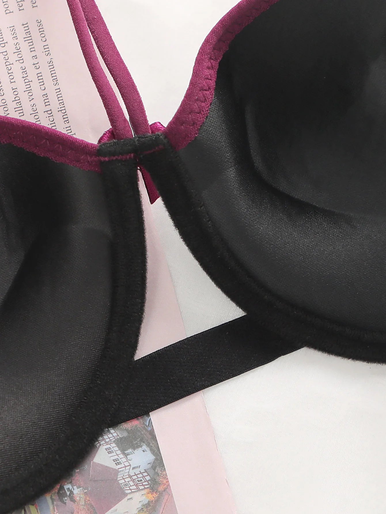Soutien-gorge sexy papillon brodé suspendu au cou pour femmes