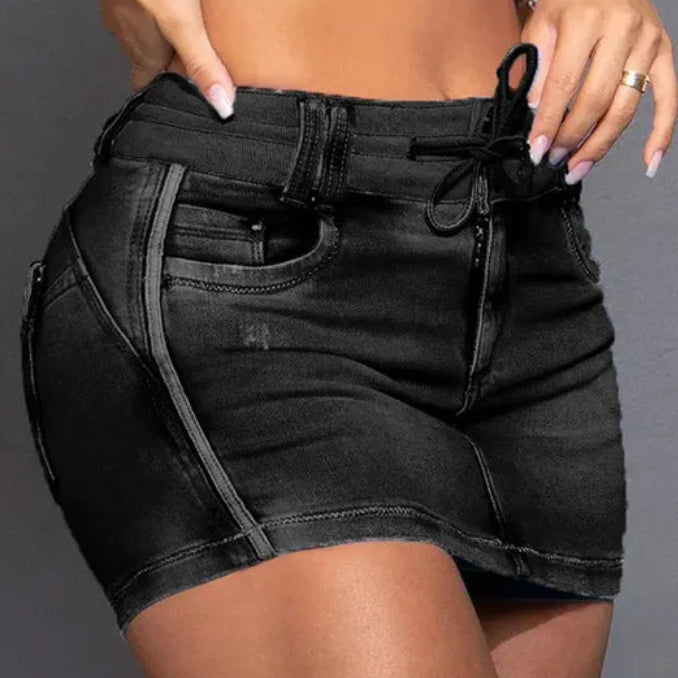 Mini short en jean pour femmes