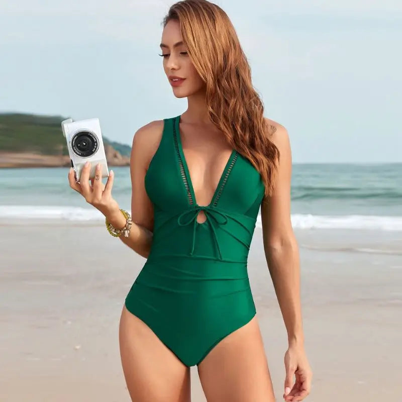 Maillot de bain une pièce haut de gamme pour femmes