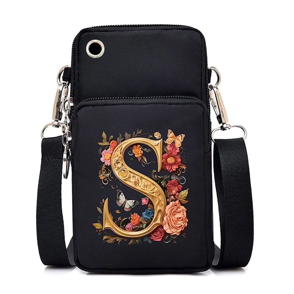 Sacs à bandoulière en cuir souple pour téléphone portable pour femmes