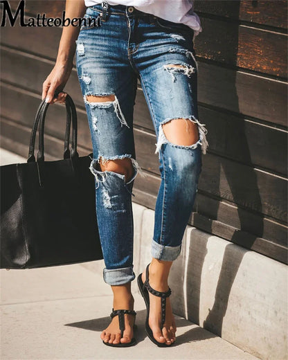 Jean Crayon Femme – Taille Haute