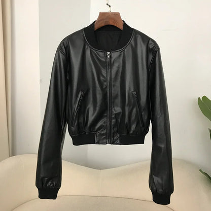 Veste Femme – Similicuir Délavé
