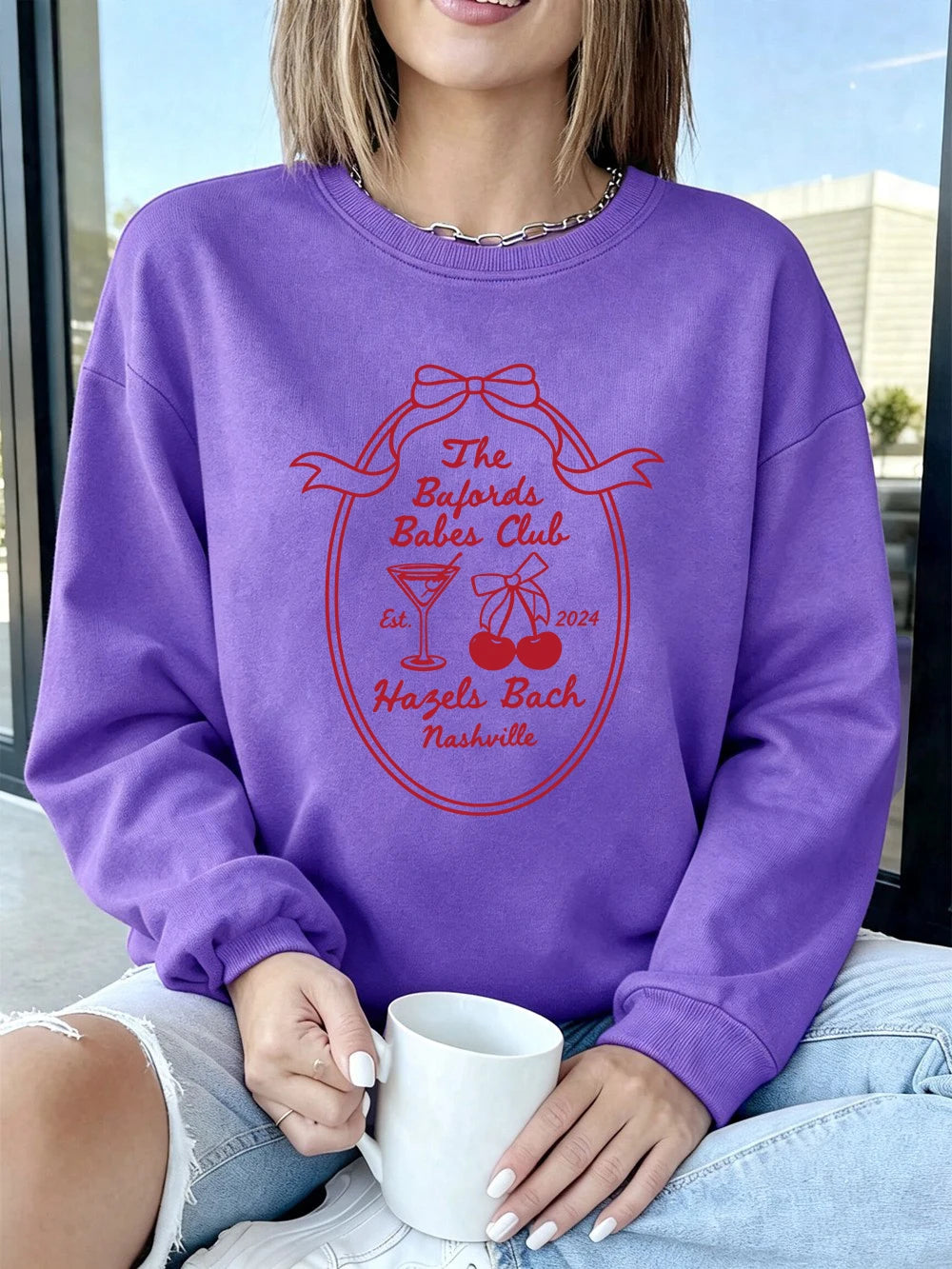 Sweat-shirts imprimés The Bafords Babes Club pour femmes