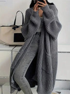 Cardigan longue tricoté pour femmes