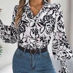 Chemise élégante à simple boutonnage pour femmes