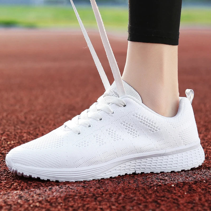 Baskets plates vulcanisées pour femmes