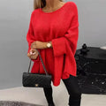 Pull tricot ample  pour femmes