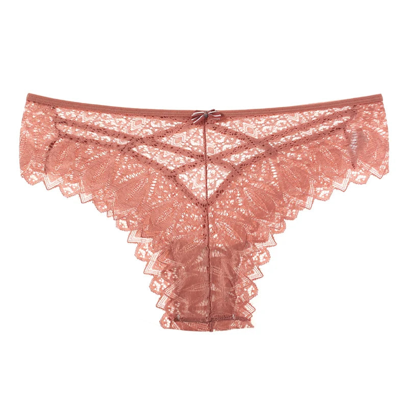 Culotte taille basse en dentelle pour femmes