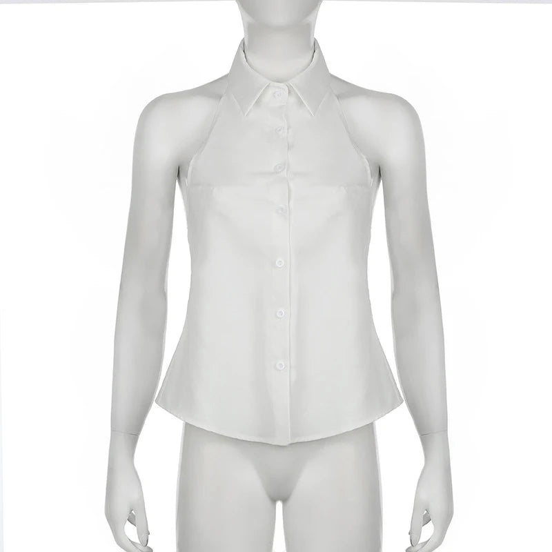 T-shirt Dos Nu Femme – Détails Lacés