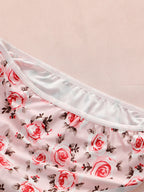 Culotte floraux brodés sexy pour femmes