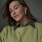 Pull à col rond et manches courtes pour femmes