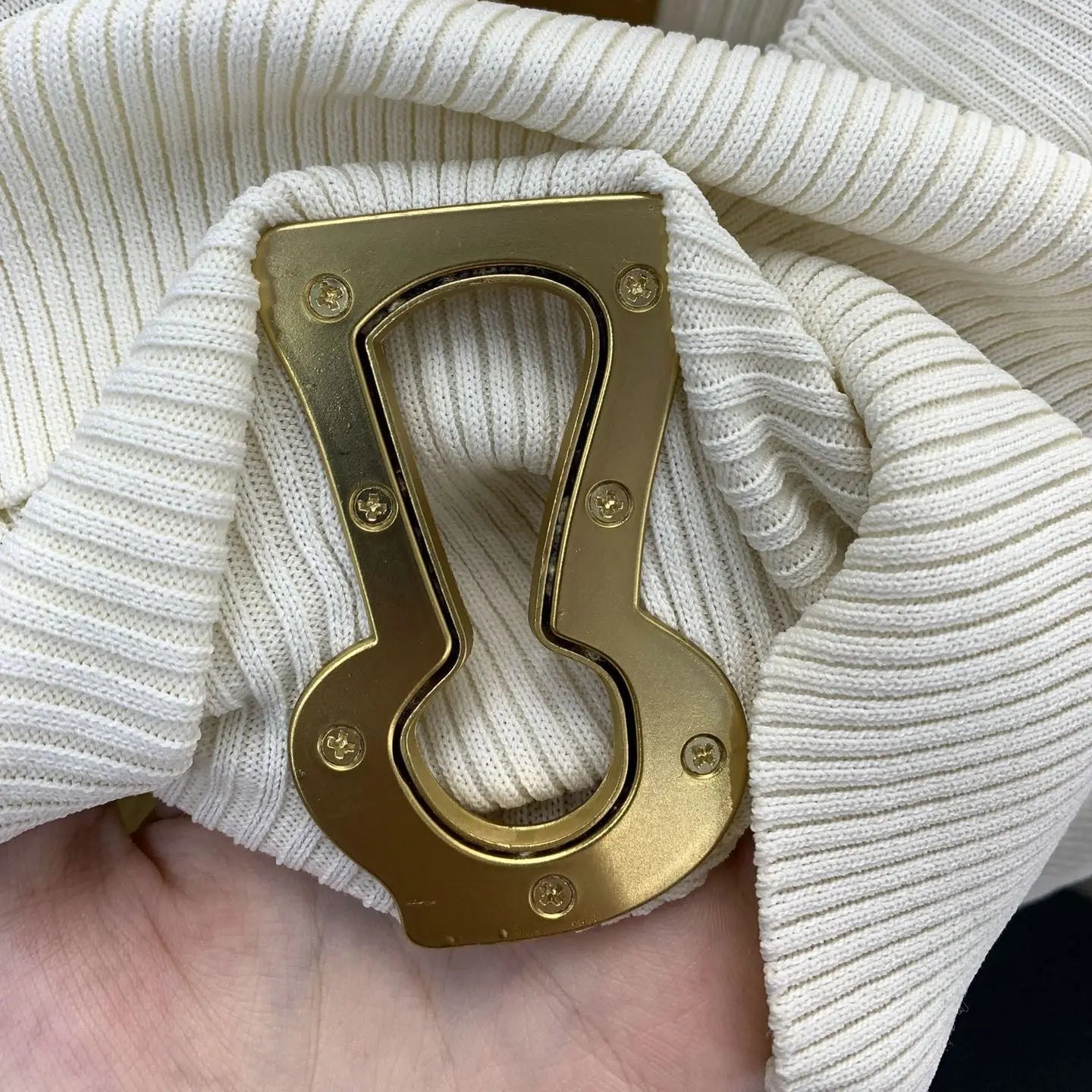 Pull tricoté ajouré à col mi-haut à manches longues pour femmes