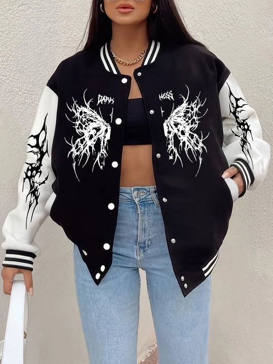 Veste Baseball Femme – Imprimé The Butterfly Dream